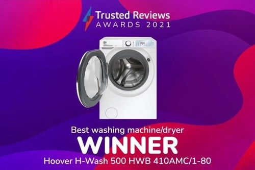 英国消费者评选最信赖洗衣机品牌，海尔智家旗下Hoover荣获2021年最佳